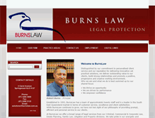 Tablet Screenshot of burnslaw.com.au